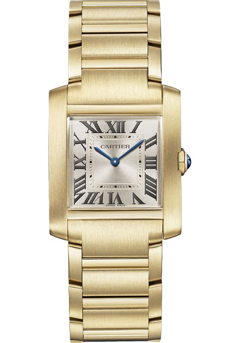 cartier french tank watch price|cartier tank francaise gold price.